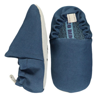 Zapatos bebé suela blanda Poco Nido indigo