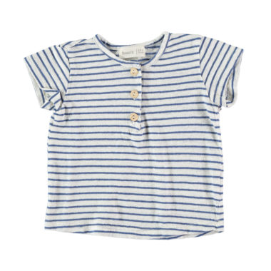 Samarreta ratlles Prawn blue