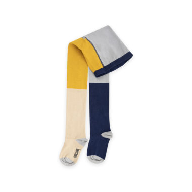 Leotards Colorblock blau/gris/mostassa