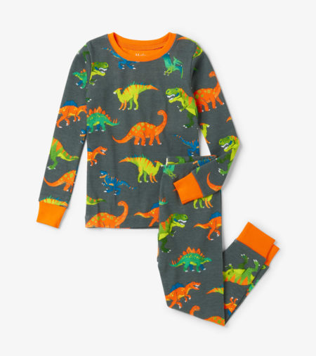 Pijama cotó orgànic Colourblock Dino 2 anys
