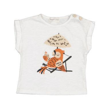 Samarreta Banana Lloro off white