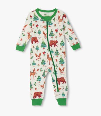 Pijama sencer cremallera Holiday Animals
