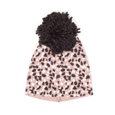 Gorro borla estampado Sibila