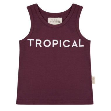 Samarreta tirants Tropical lila